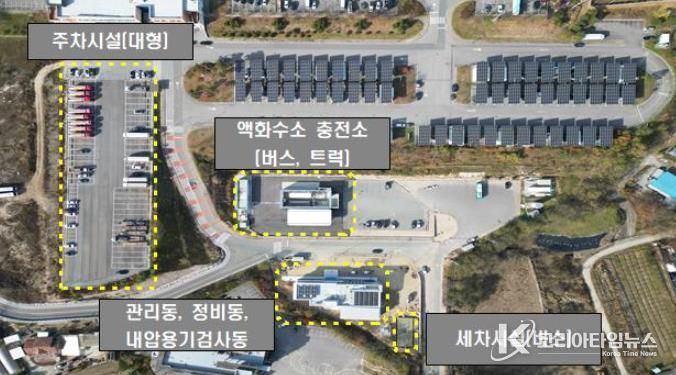 수소교통복합기지 배치도