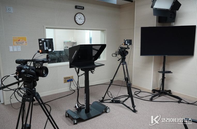 라이브커머스 스튜디오 내부 전경