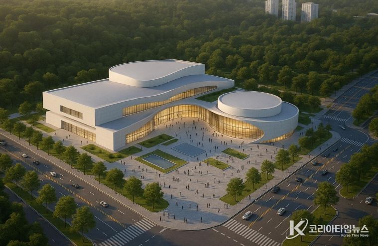 유성복합문화예술센터 예상 조감도(AI생성 이미지)
