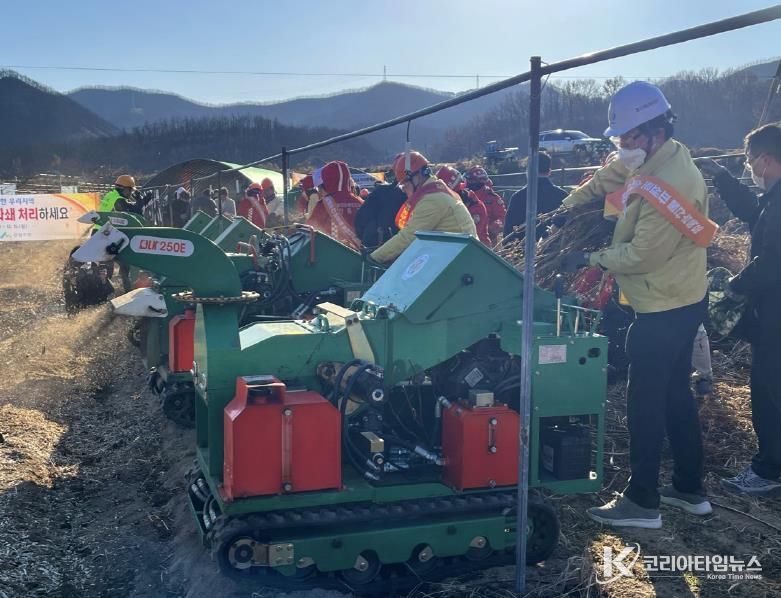 안동시, ‘영농 부산물 일제 파쇄 주간’ 운영