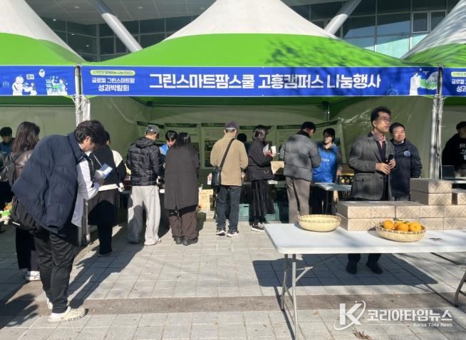 고흥군, 국립순천대 ‘그린스마트팜 고흥캠퍼스 성과박람회’ 통해 지역 협력 성과 공유