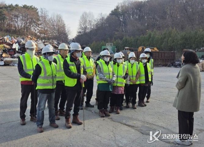 대형폐기물 선별장 등 폐기물처리시설 찾아 동절기 집중점검