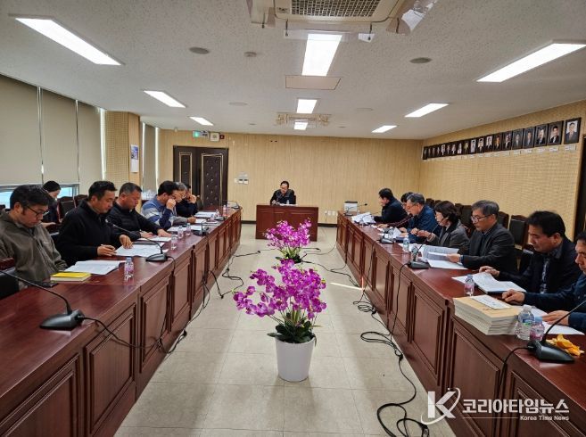 부서별 주요 민원 처리상황 점검회의