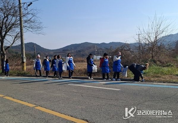 2025 영광 여성대학 수료생 환경정화 활동