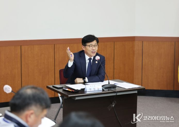 재정집행 추진 상황 점검 회의(현원돈 부시장)