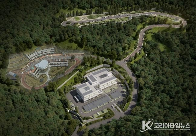 아산시 공설장사시설 조감도(봉안당·자연장지)