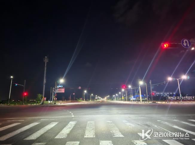 군산시, 가로등 LED 교체로 에너지절감 성공