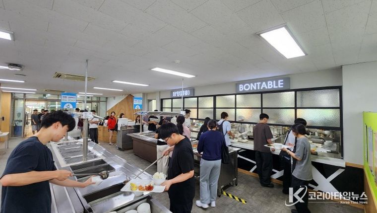 진주시, ‘천원의 아침밥’ 대학가 호평