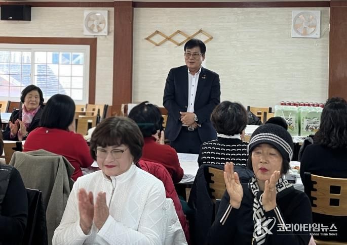 12일 관내 식당(천지면옥 2층)에서, 간담회 사진