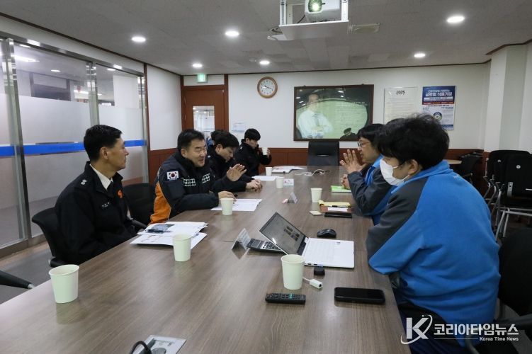 강진소방서, 겨울철 화재취약시설 동원F&B 강진공장 현장 소방안전 컨설팅 실시