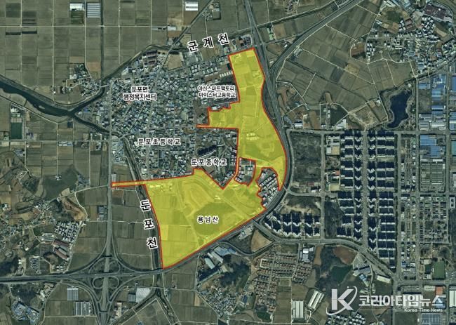 둔포 센트럴파크 위치도