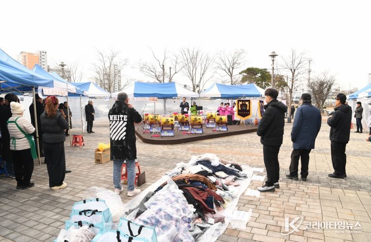 상이군경회 완주군지회 바자회 행사