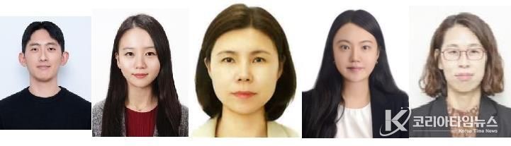 중구, 2025년 하반기 적극행정 우수공무원 5명 선발(왼쪽부터 건설과 김하성 주무관/교통과 김애라 주무관/복지지원과 이현정 주무관/홍보실 최보영 주무관/박재선 경리계장)