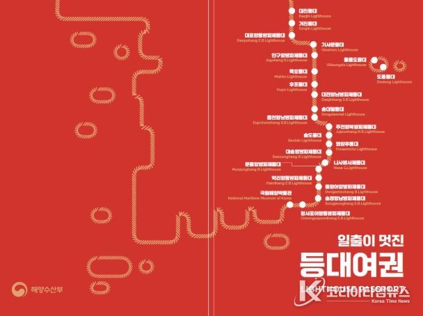 일출이 멋진 등대여권 표지