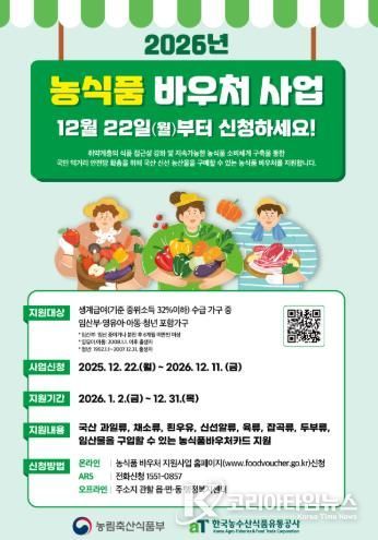 의성군, 2026년 농식품바우처 지원사업 추진