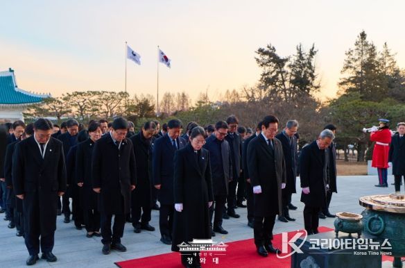 새해 현충원 참배(청와대)