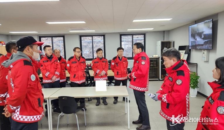 의령군, 표주업 부군수 새해 첫날 산불대응태세 점검