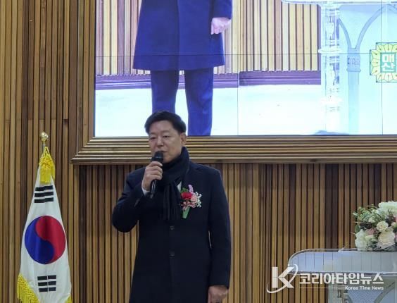 김정희 전남도의회 교육위원장 순천매산고 졸업식 축사 사진