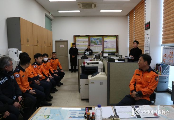 성호선 충남소방본부장, 8일 도서지역 재난 대응체계 현장 점검