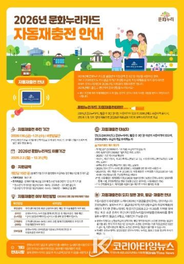 문화누리카드 안내문
