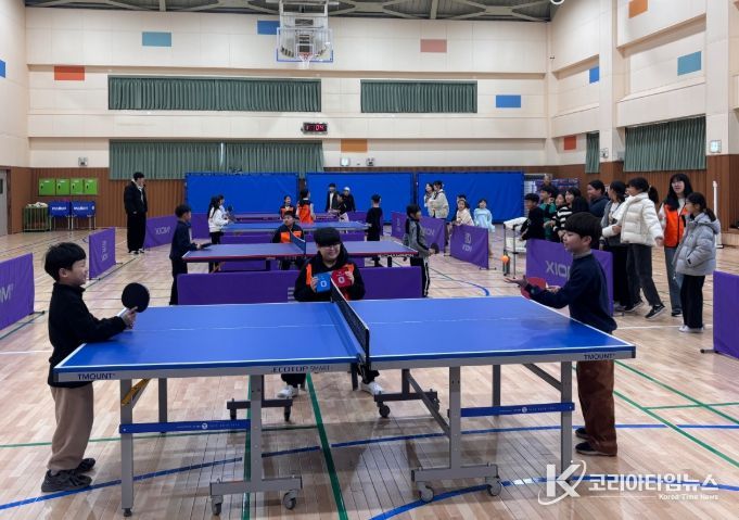 ‘회장 공약’ 탁구대회