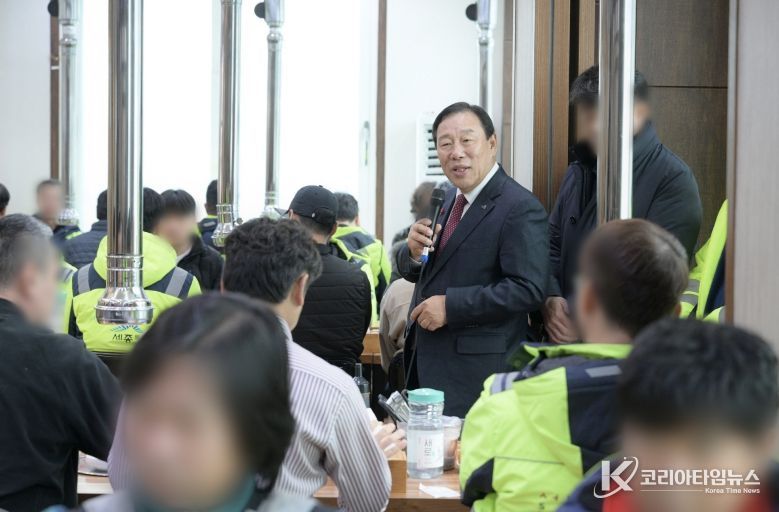 , 새해 맞아 환경관리원 노고 격려