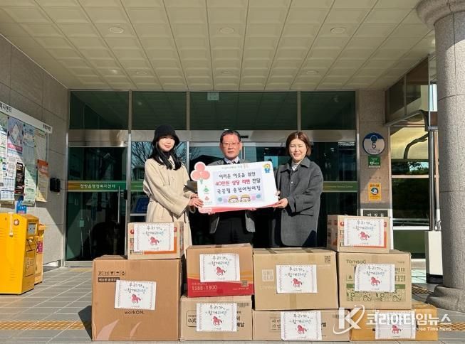 울주군 송전어린이집, 청량읍 취약계층 돕기 라면 전달