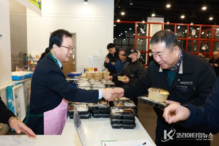 유희태 군수 현장 찾아 목소리 청취