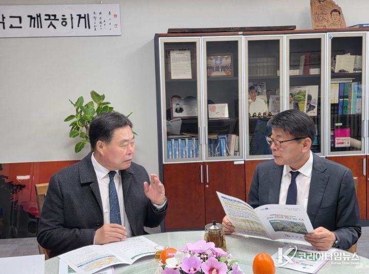 서삼석의원과 면담한 무안군수