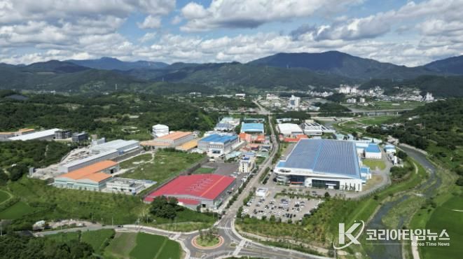 산청군 금서농공단지(2023년).