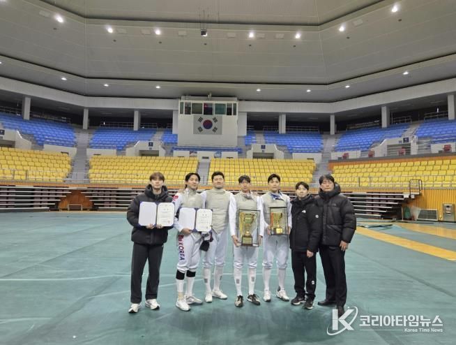 광주시청 펜싱팀, 전국 오픈선수권 단체전 우승·개인전 3위 쾌거