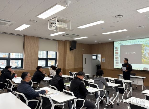 해남소방서, 장애인ㆍ노인시설 겨울철 화재 초기대응 간담회 개최