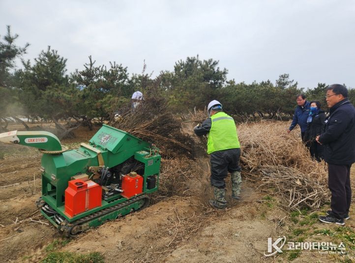 곡성군 영농부산물 파쇄지원단