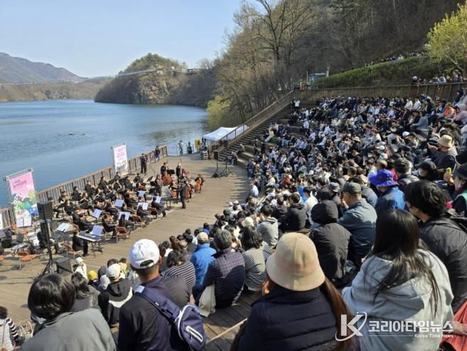 지난해 농다리 축제 사진