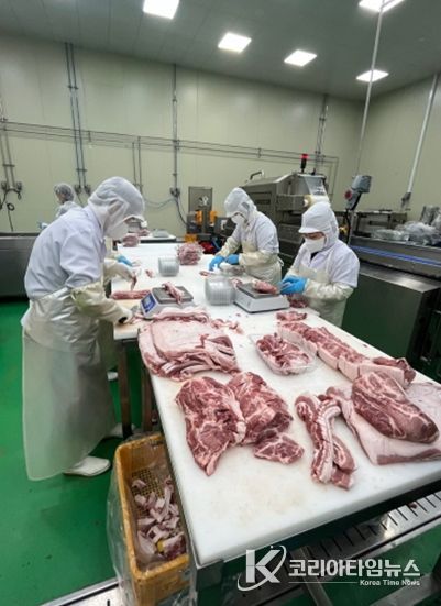식육포장 처리업 작업 현장 위생 확인