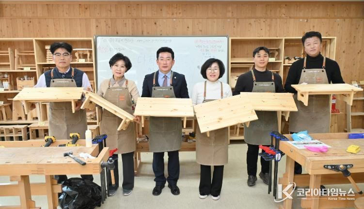 진주시의회 기획문화위, 진주목공예전수관 현장방문 실시