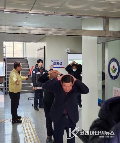 순창군 지진 주민대피훈련 실시