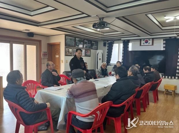 포천시 화현면, 설맞이 경로당 순회 방문