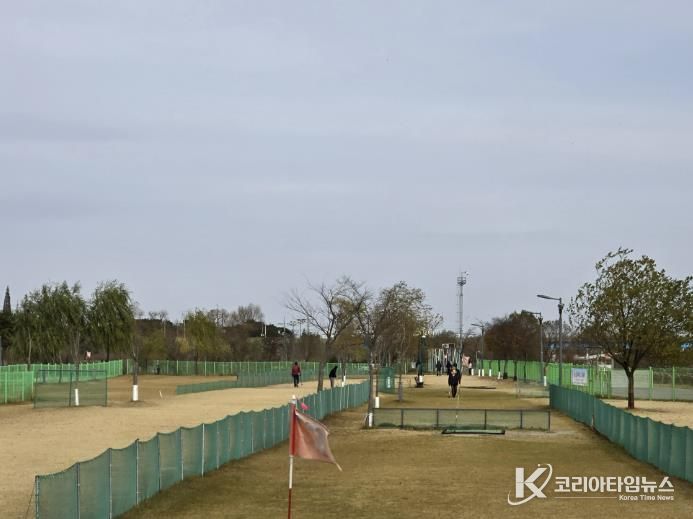 파크골프장 전경