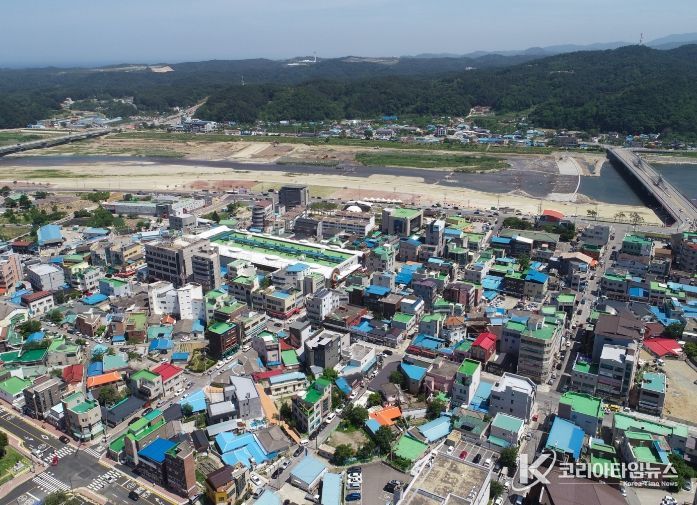 양양로 골목형상점가 전경