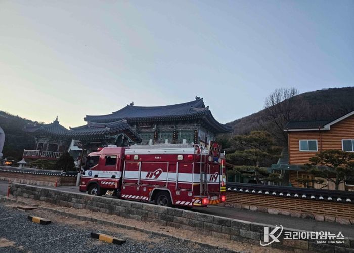 계양소방서, 강풍 특보 속 산불 예방 총력 대응…예비주수·예방순찰 강화