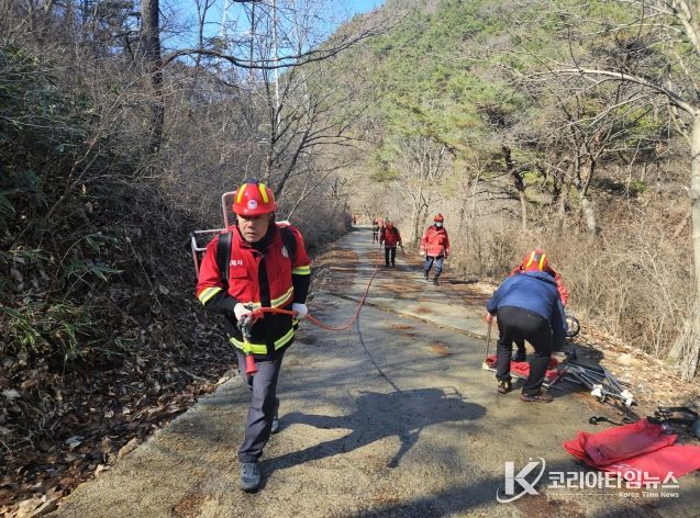 김제시 2026년 산불 대비 주민대피 훈련 실시
