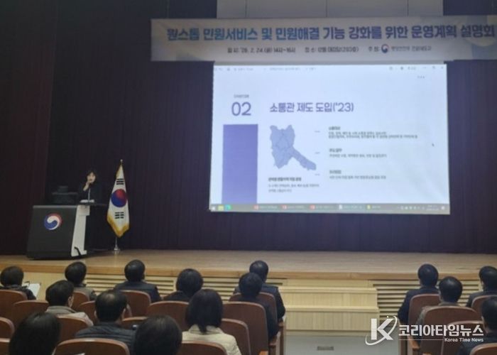 지난 24일 김포시는 행안부 우수사례로 소통관 제도에 대해 발표했다.