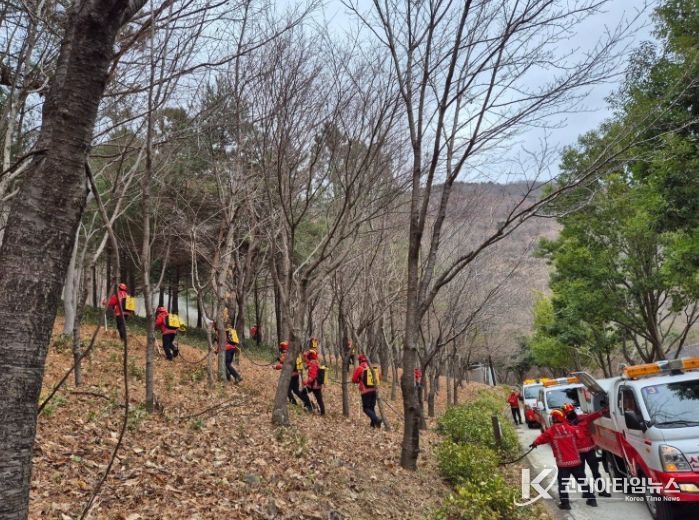 진주시, ‘산불진화·주민 대피훈련’