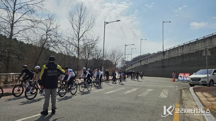 대전의용소방대, 3·1절 자전거대행진 현장서 시민 안전 책임져