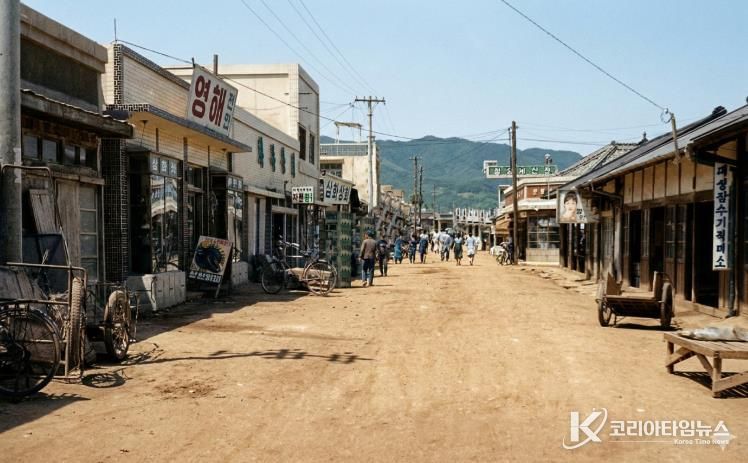 옛 영해 거리 복원도.