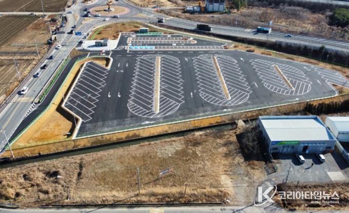 함안군 화물자동차 공영차고지 준공_화물차고지 준공 완료 사진(가야읍 도항리 250-12번지 일원)