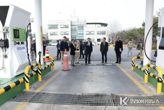 대화버스공영차고지 현장 방문