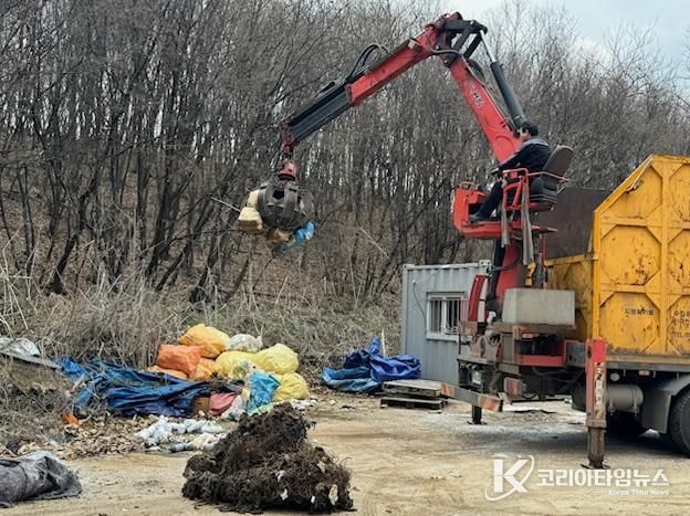 농가 보관 폐농약 수거 사진