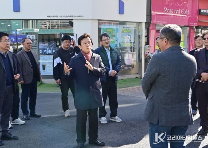 진주시, 원도심 활성화 위한 현장 점검 나서